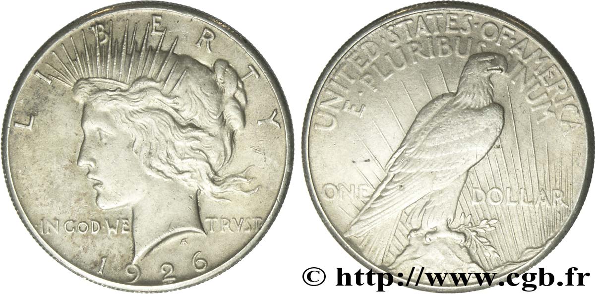 UNITED STATES OF AMERICA 1 Dollar type Peace 1926 Philadelphie AU 