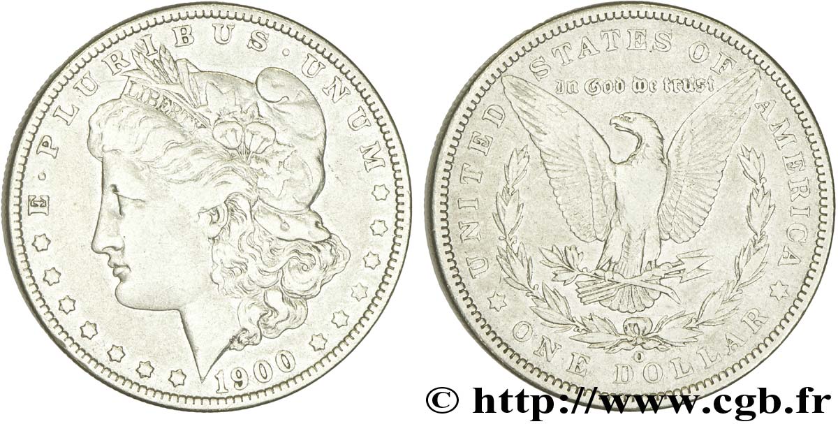 STATI UNITI D AMERICA 1 Dollar type Morgan 1900 Nouvelle-Orléans - O q.BB 