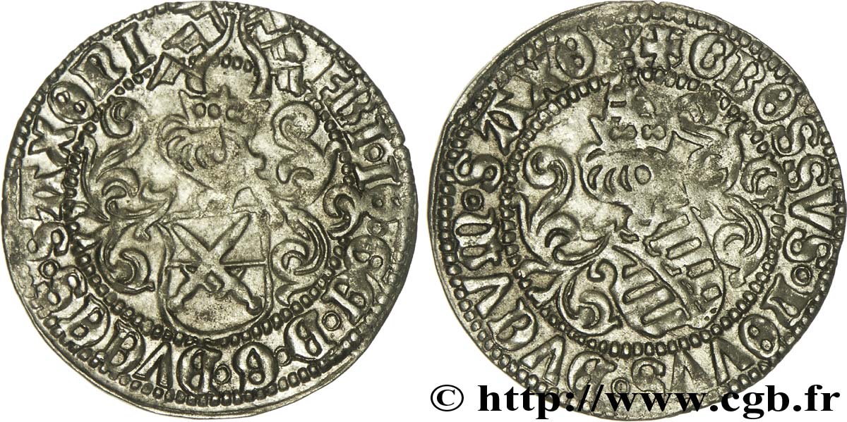 GERMANIA - SASSONIA 1/24 Thaler Duché de Saxe au nom de Jean-Georges Ier (1611-1656) N.D.  BB 