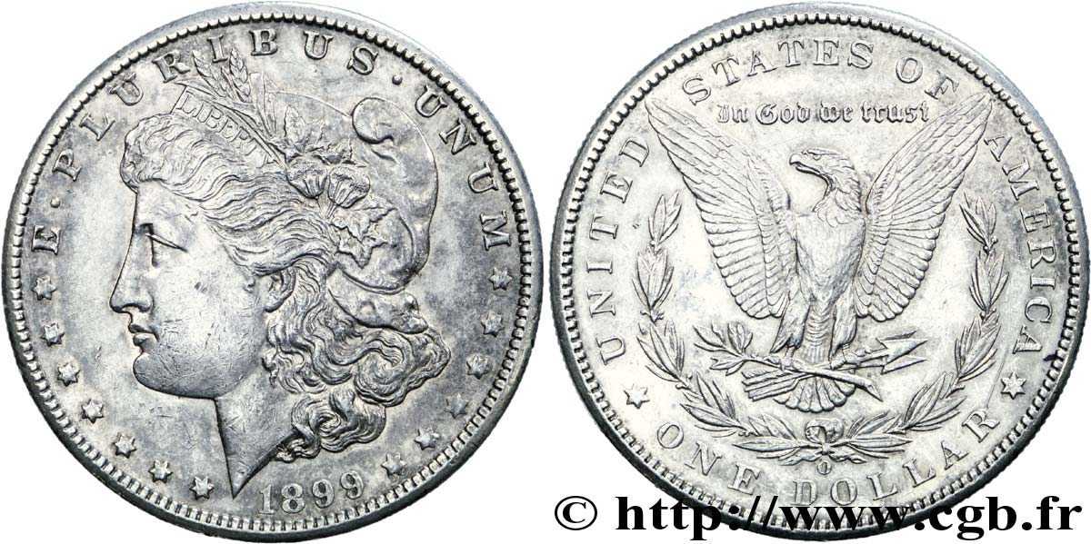 ESTADOS UNIDOS DE AMÉRICA 1 Dollar type Morgan 1899 Nouvelle-Orléans - O BC+ 