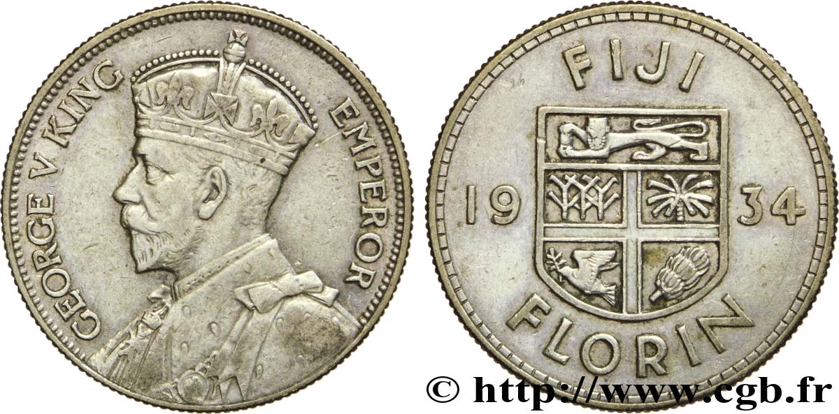 FIGI 1 Florin Georges  V / emblème 1934  BB 