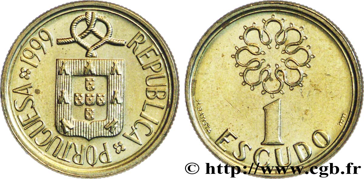 PORTUGAL 1 Escudo emblème 1999  MS 