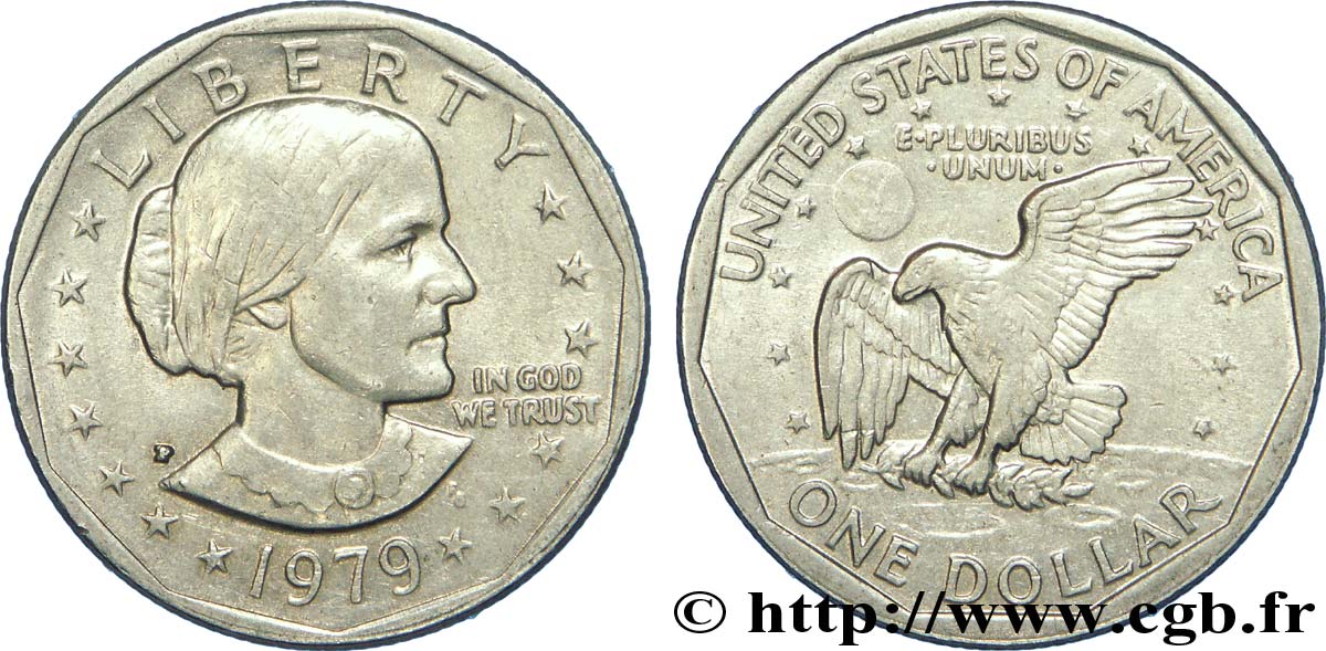 UNITED STATES OF AMERICA 1 Dollar BE Susan B. Anthony  1979 Philadelphie - P AU 