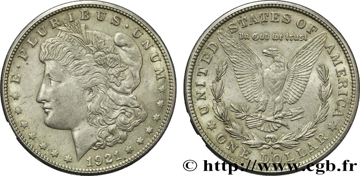 STATI UNITI D AMERICA 1 Dollar type Morgan 1921 San Francisco - S q.SPL 
