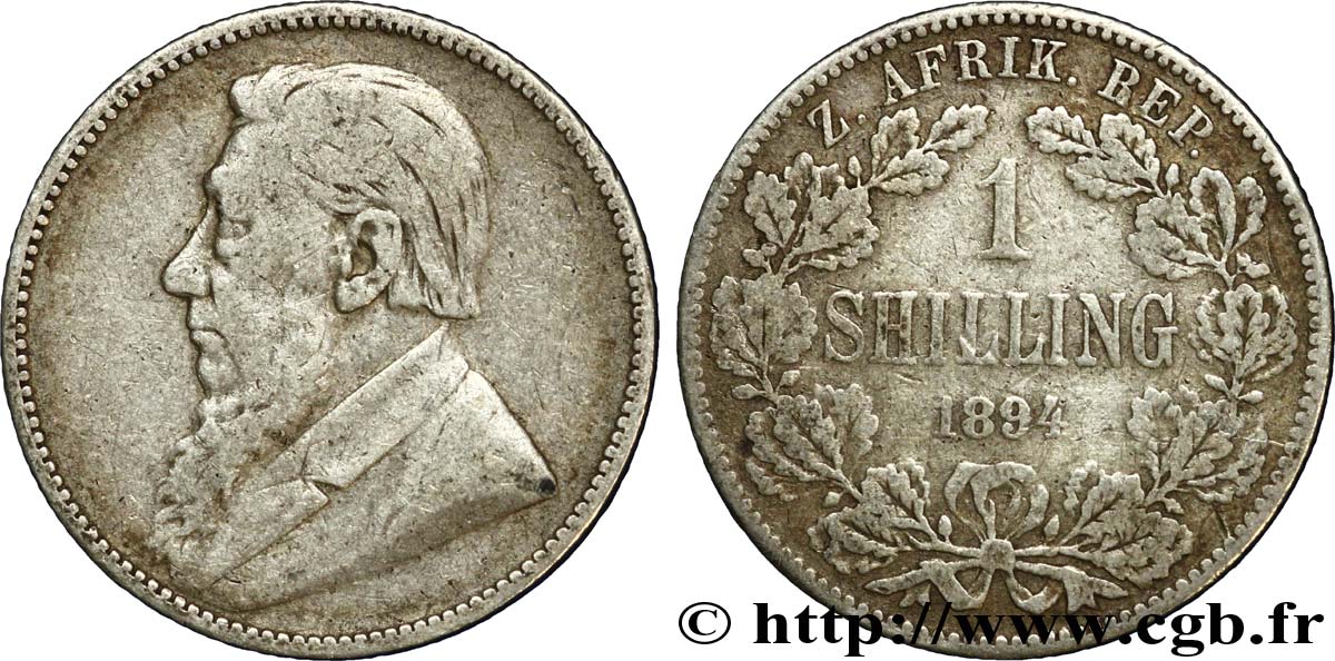 SUDÁFRICA 1 Shilling Kruger 1894  BC 
