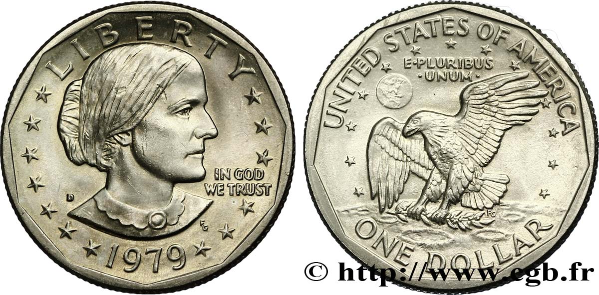 UNITED STATES OF AMERICA 1 Dollar Susan B. Anthony  1979 Denver MS 