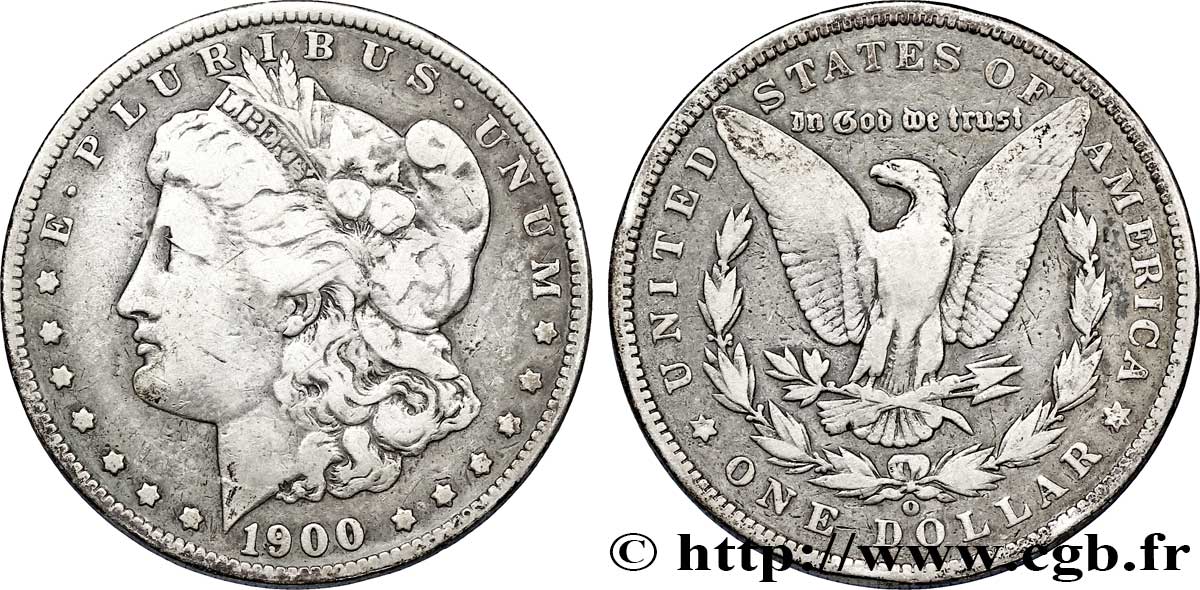 ESTADOS UNIDOS DE AMÉRICA 1 Dollar type Morgan 1900 Nouvelle-Orléans - O BC 