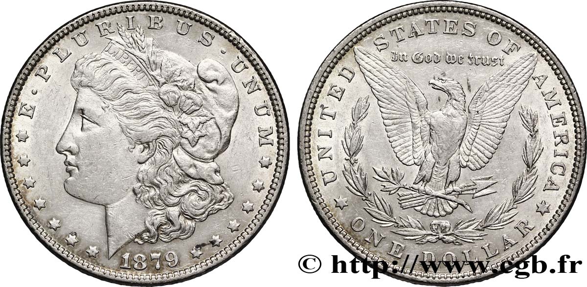 VEREINIGTE STAATEN VON AMERIKA 1 Dollar type Morgan 1879 Philadelphie SS 