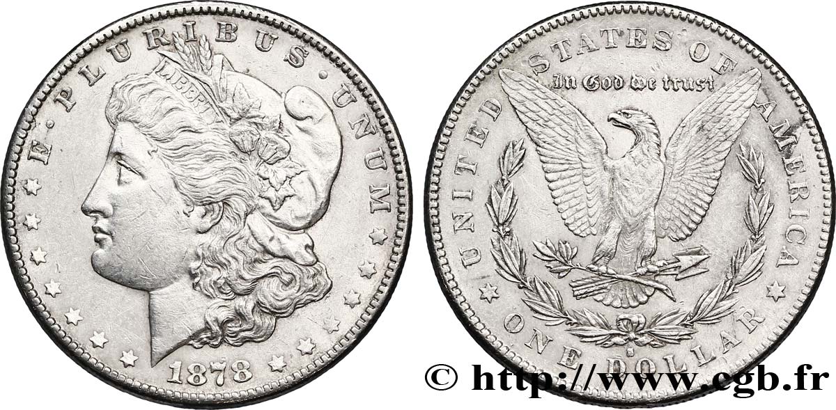 UNITED STATES OF AMERICA 1 Dollar type Morgan 1878 San Francisco - S XF 