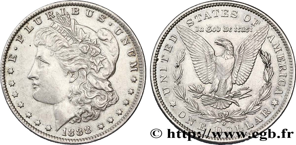 STATI UNITI D AMERICA 1 Dollar type Morgan 1888 Nouvelle-Orléans - O BB 