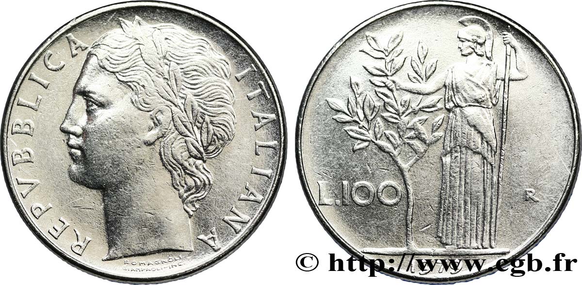 ITALY 100 Lire 1979 Rome - R AU 