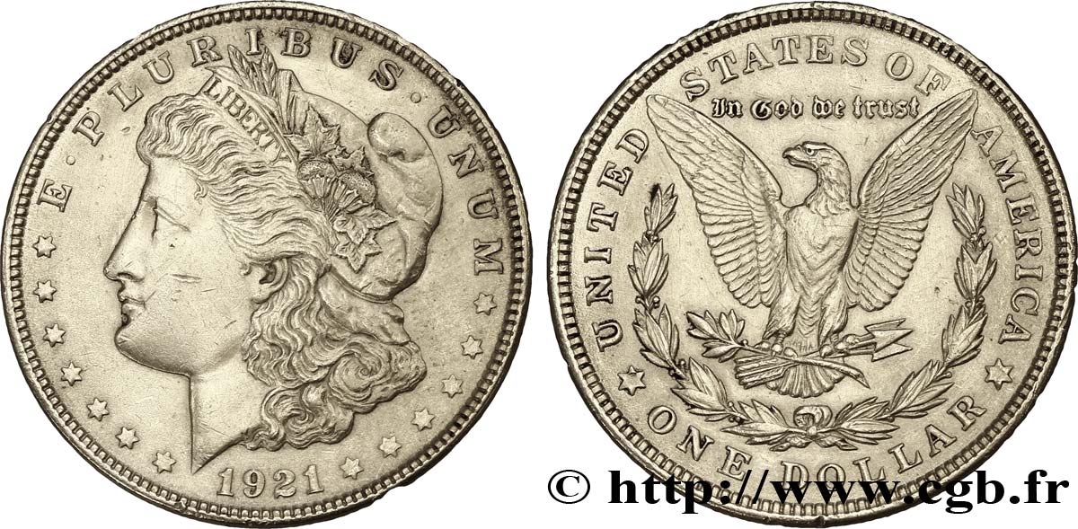 UNITED STATES OF AMERICA 1 Dollar type Morgan 1921 Philadelphie XF 