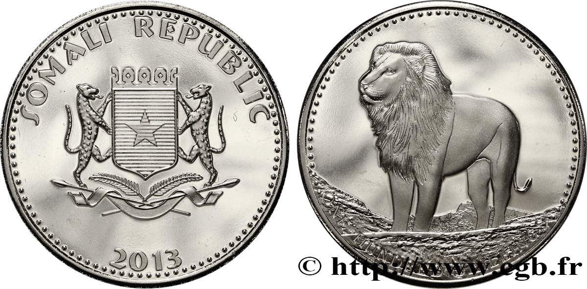 SOMALIE 100 Shillings emblème lion 2013  FDC 