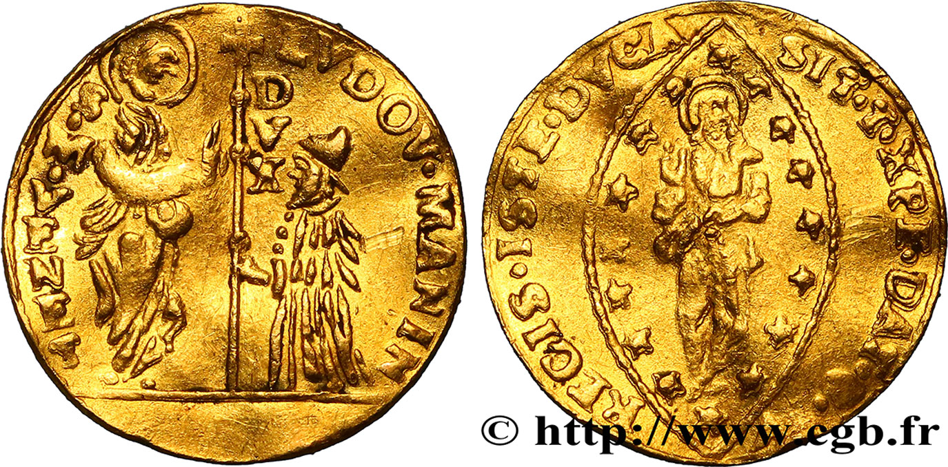 ITALY - VENICE - LUDOVICO MANIN (120th doge) Sequin n.d. Venise XF 