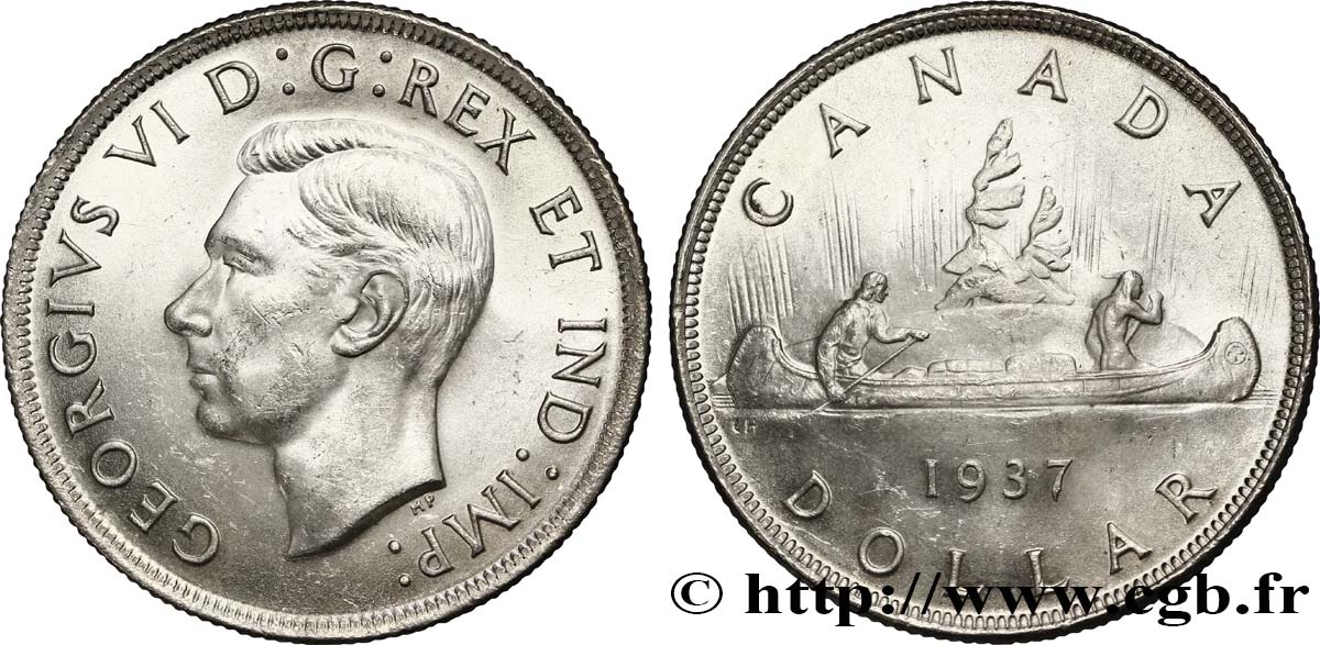 CANADA 1 Dollar Georges VI 1937  MS 