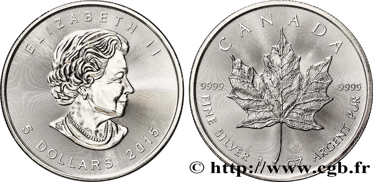 CANADA 5 Dollars (1 once) Proof feuille d’érable 2015  MS 