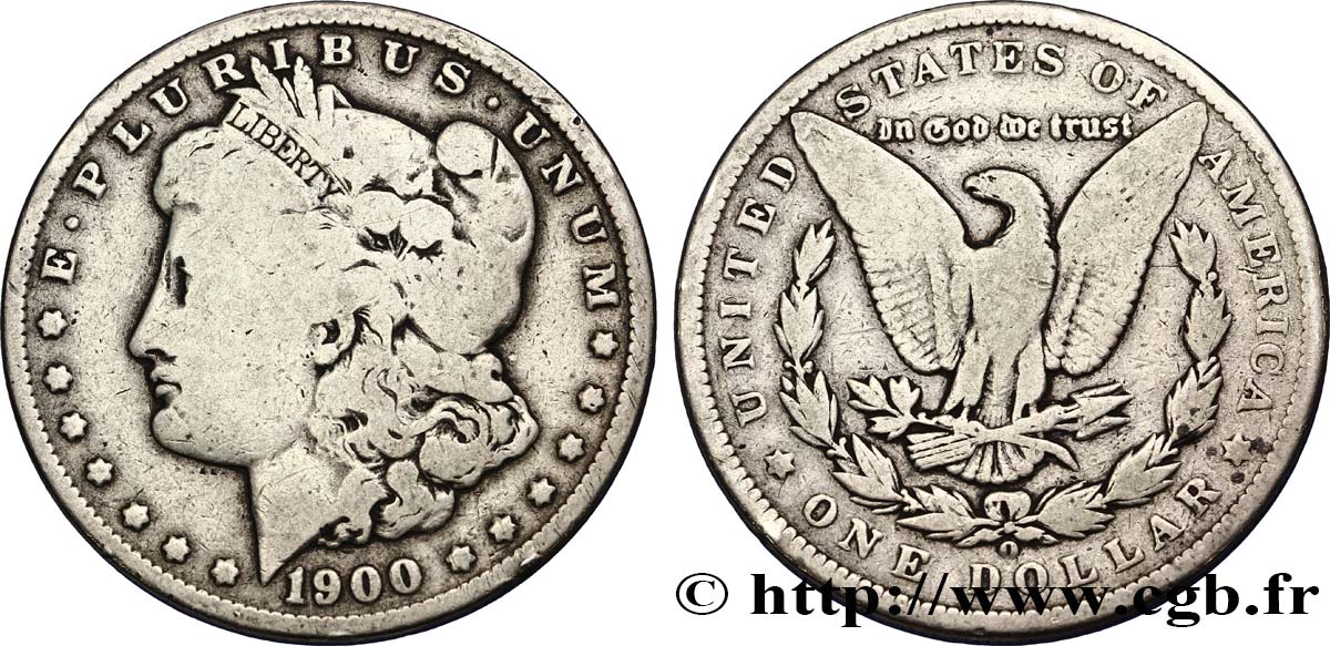 UNITED STATES OF AMERICA 1 Dollar Morgan 1900 Nouvelle-Orléans VF 