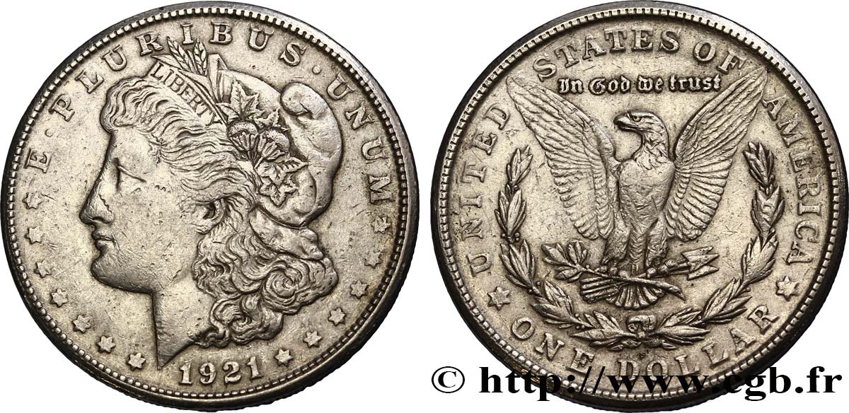 UNITED STATES OF AMERICA 1 Dollar type Morgan 1921 San Francisco VF 