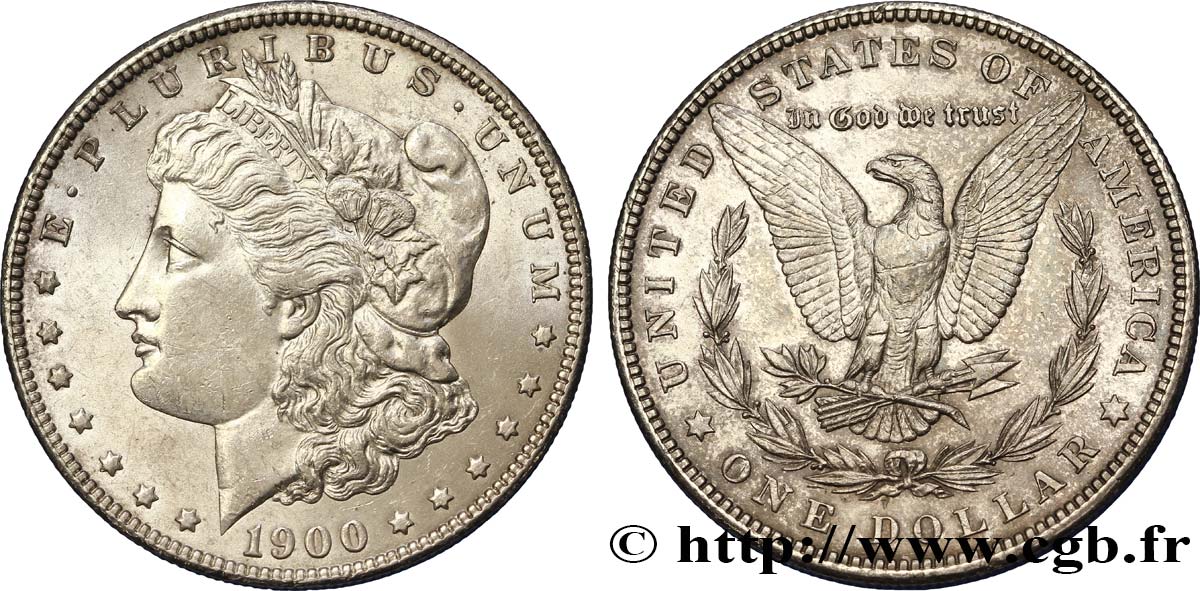 UNITED STATES OF AMERICA 1 Dollar Morgan 1900 Philadelphie AU 