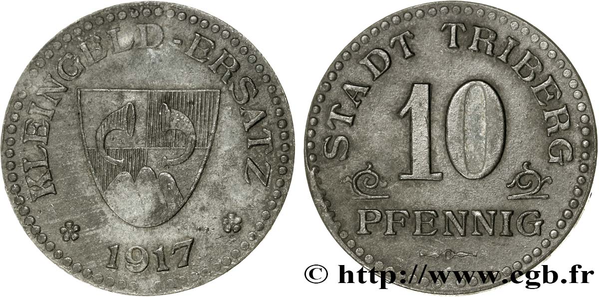 ALLEMAGNE - Notgeld 10 Pfennig Triberg 1917  TTB 