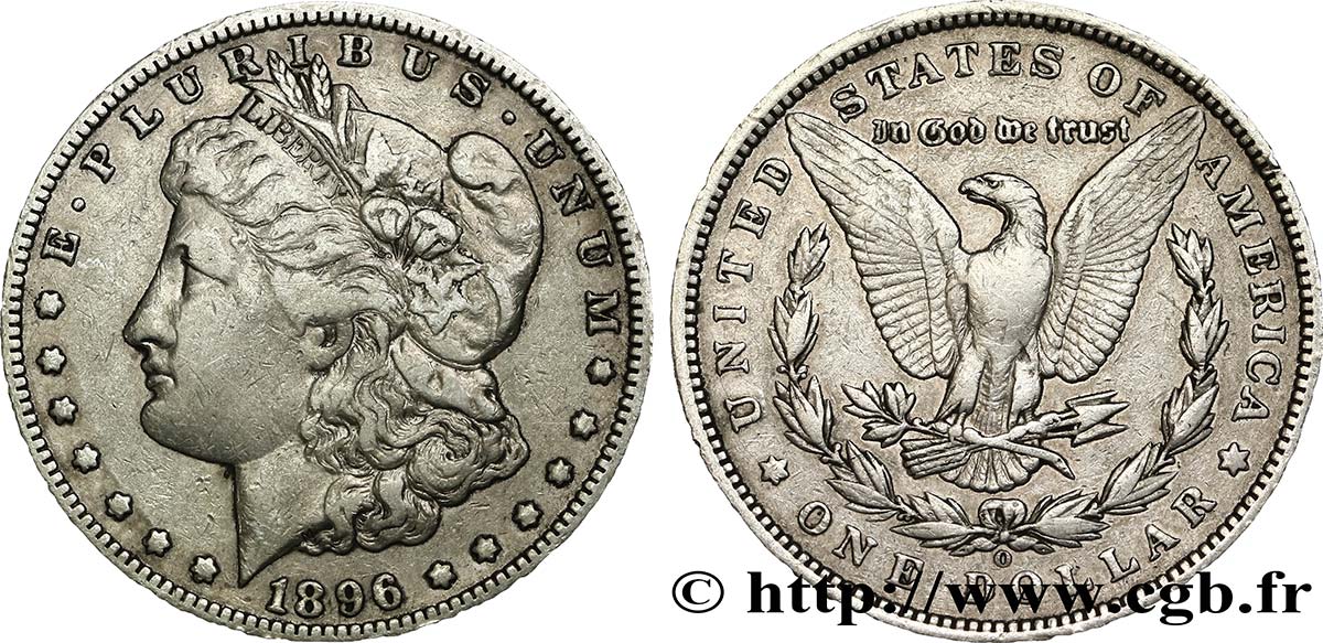 UNITED STATES OF AMERICA 1 Dollar type Morgan 1896 Nouvelle-Orléans - O VF 