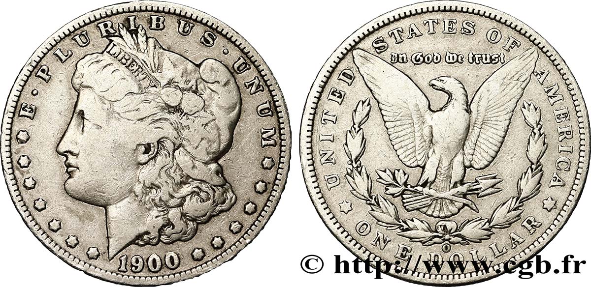 ESTADOS UNIDOS DE AMÉRICA 1 Dollar type Morgan 1900 Nouvelle-Orléans - O BC 