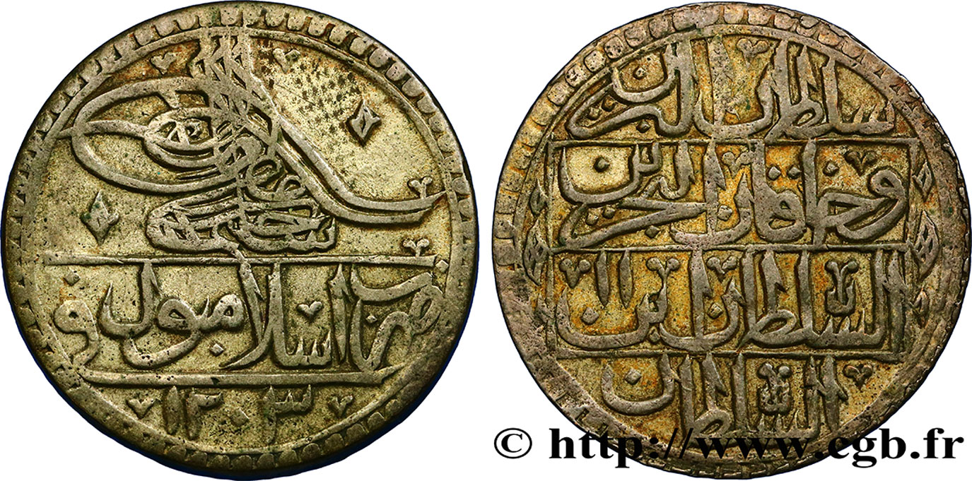 TURCHIA 1 Yuzluk Selim III AH 1403 an 11 1797 Constantinople BB 