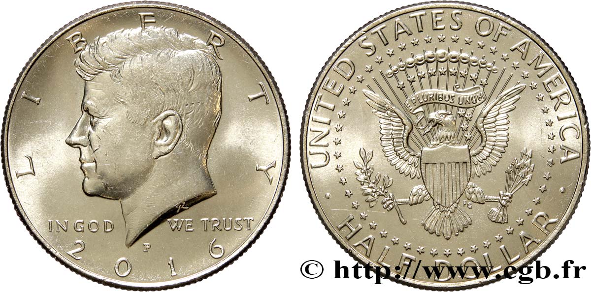 UNITED STATES OF AMERICA 1/2 Dollar Kennedy 2016 Philadelphie - P MS 