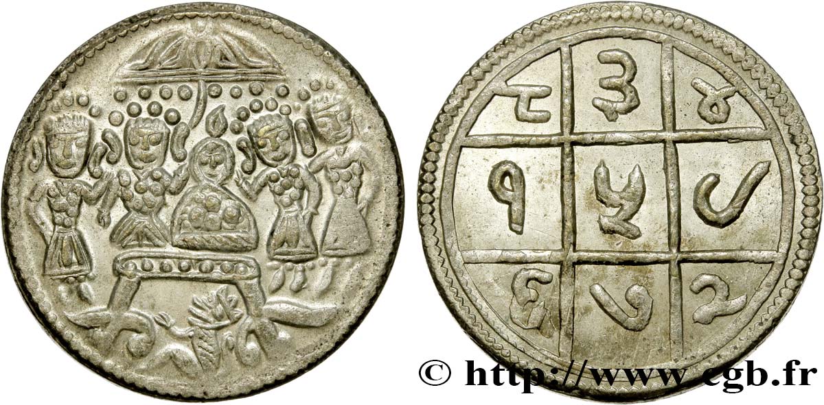INDE Monnaie de Temple (Ramtanka) n.d.  SPL 