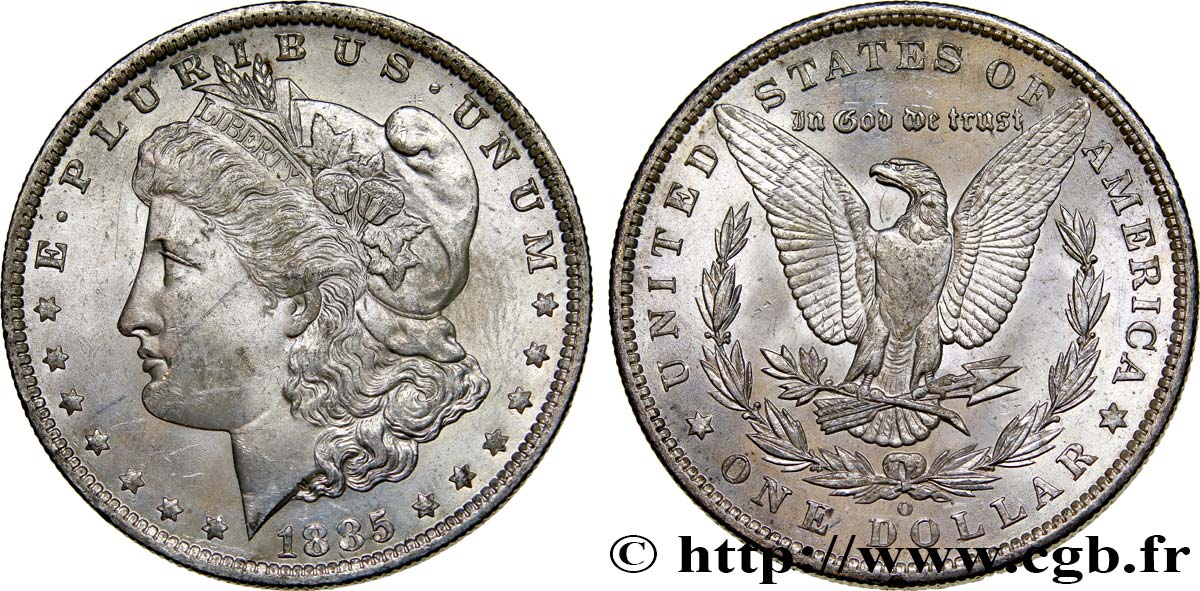 UNITED STATES OF AMERICA 1 Dollar Morgan 1885 Nouvelle-Orléans MS 