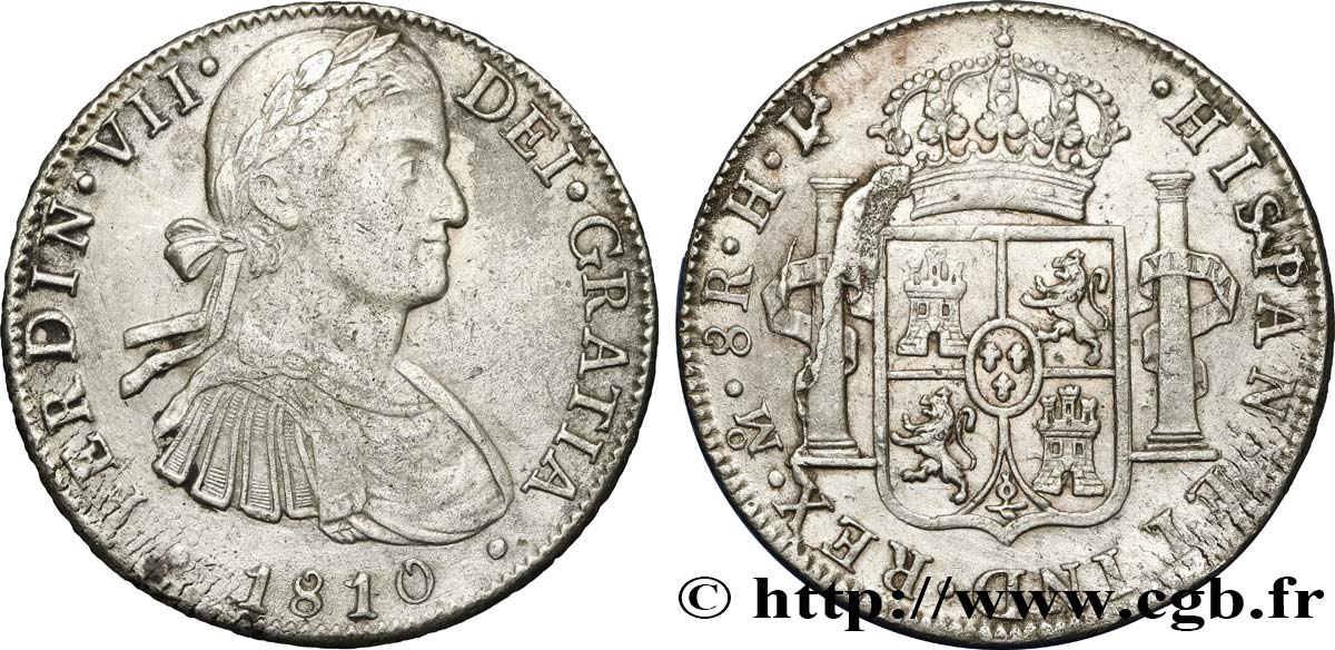 MEXICO 8 Reales Ferdinand VII 1810 Mexico fwo_427030 World coins