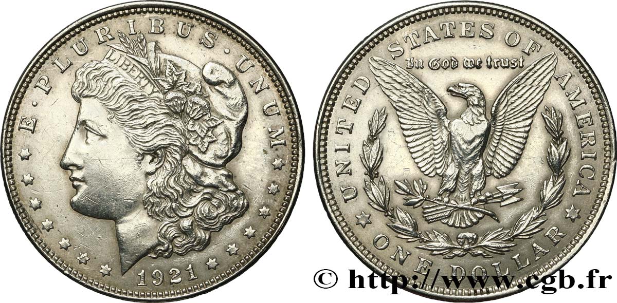 STATI UNITI D AMERICA 1 Dollar Morgan 1921 Philadelphie q.SPL 