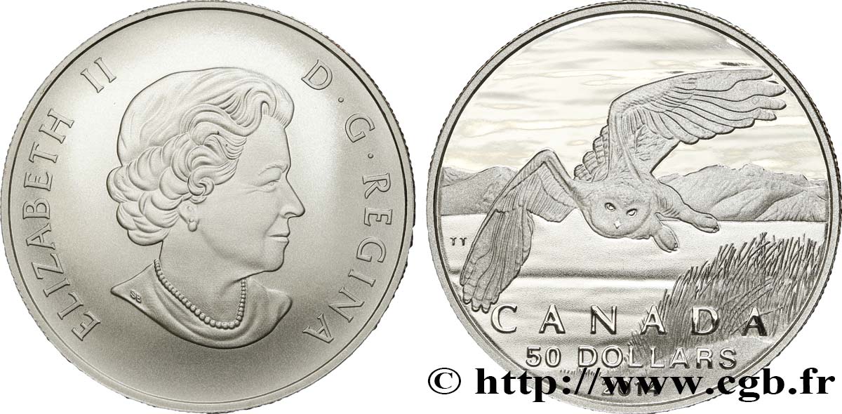 CANADA 50 Dollars Chouette 2014  MS 