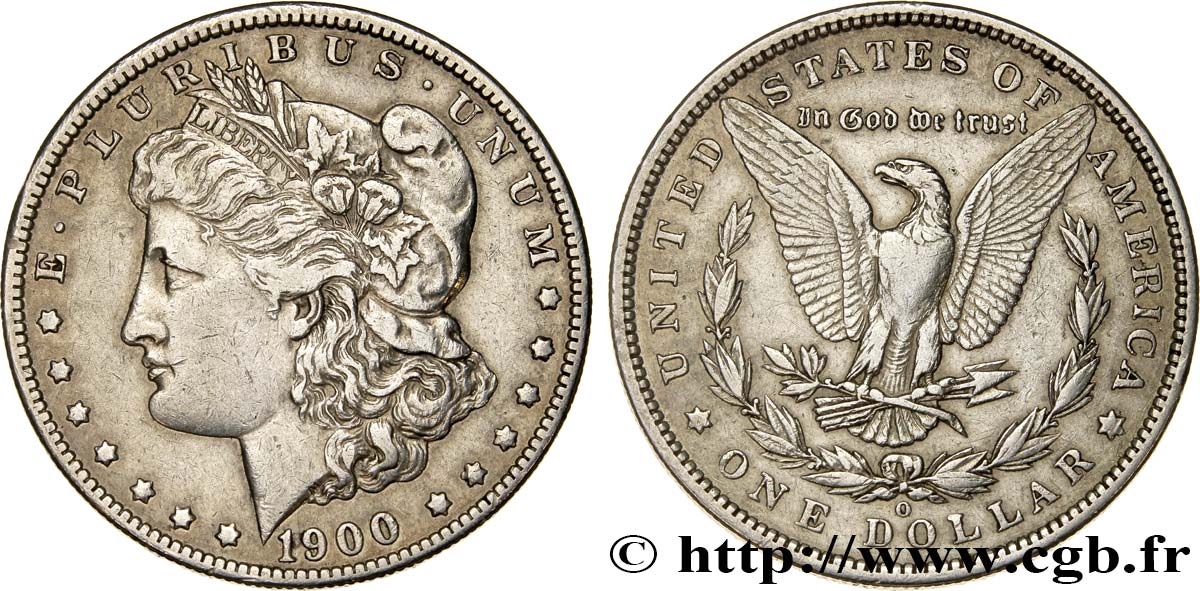 UNITED STATES OF AMERICA 1 Dollar Morgan 1900 Nouvelle-Orléans XF 