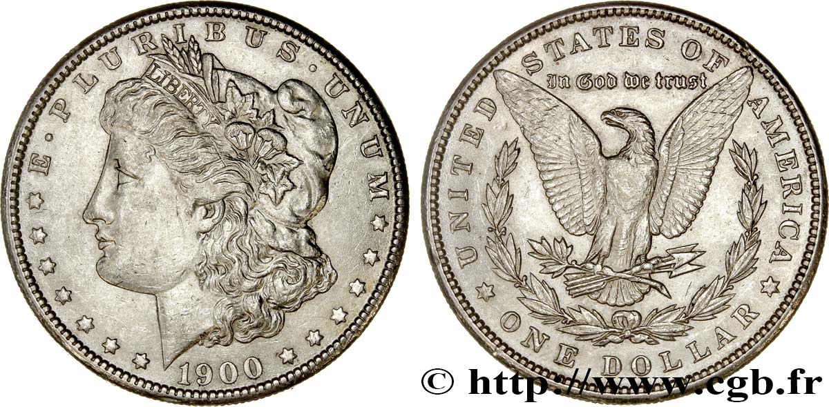 UNITED STATES OF AMERICA 1 Dollar Morgan 1900 Philadelphie AU/AU 