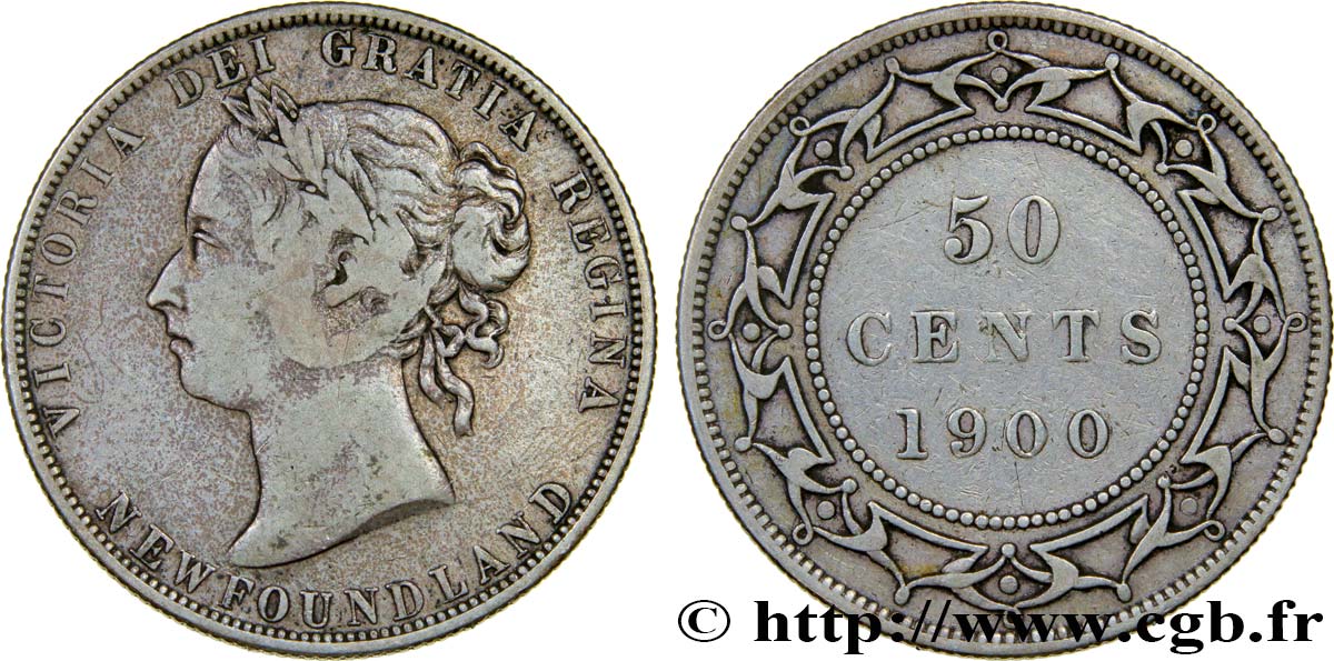 TERRANOVA 50 Cents Victoria 1900  BC/BC+ 