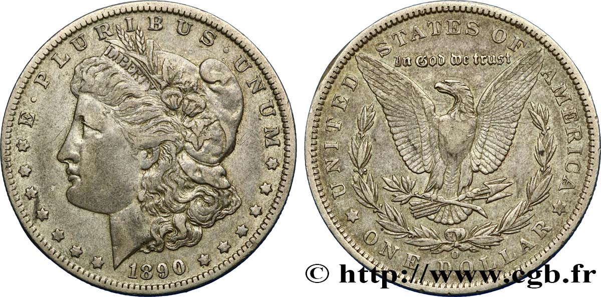 STATI UNITI D AMERICA 1 Dollar Morgan 1890 Nouvelle-Orléans BB 