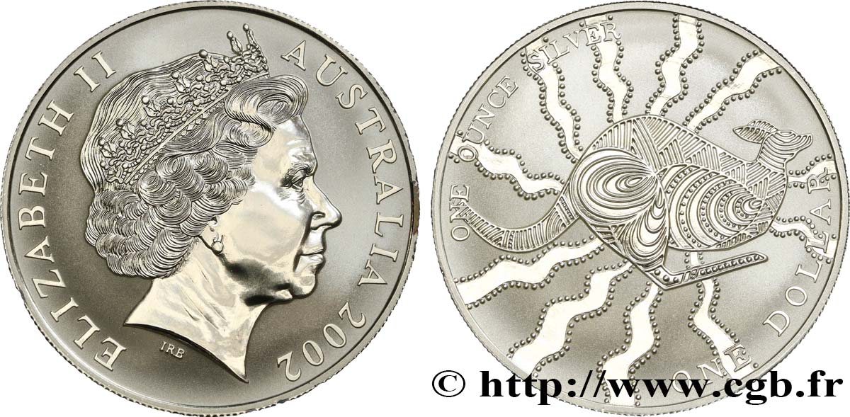 AUSTRALIA 1 Dollar Kangourou 2002  MS 