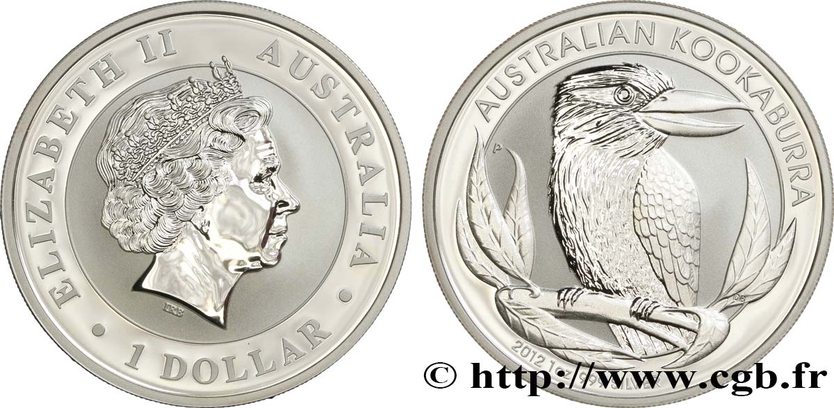 AUSTRALIE 1 Dollar kookaburra Proof  2012 Perth SPL 