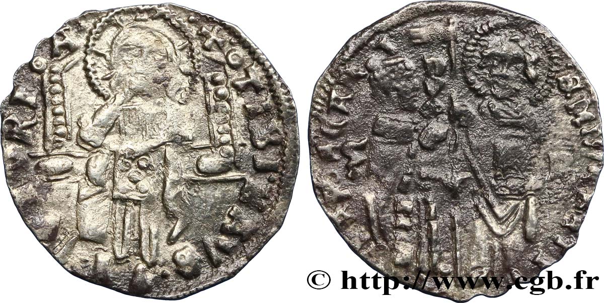 ITALIE - VENISE - FRANCESCO FOSCARI (65e doge) Grosso ou Matapan n.d. Venise BB 