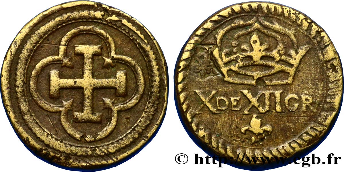 SPAIN (KINGDOM OF) - MONETARY WEIGHT Poids monétaire pour la pièce de 4 escudos n.d.  XF 