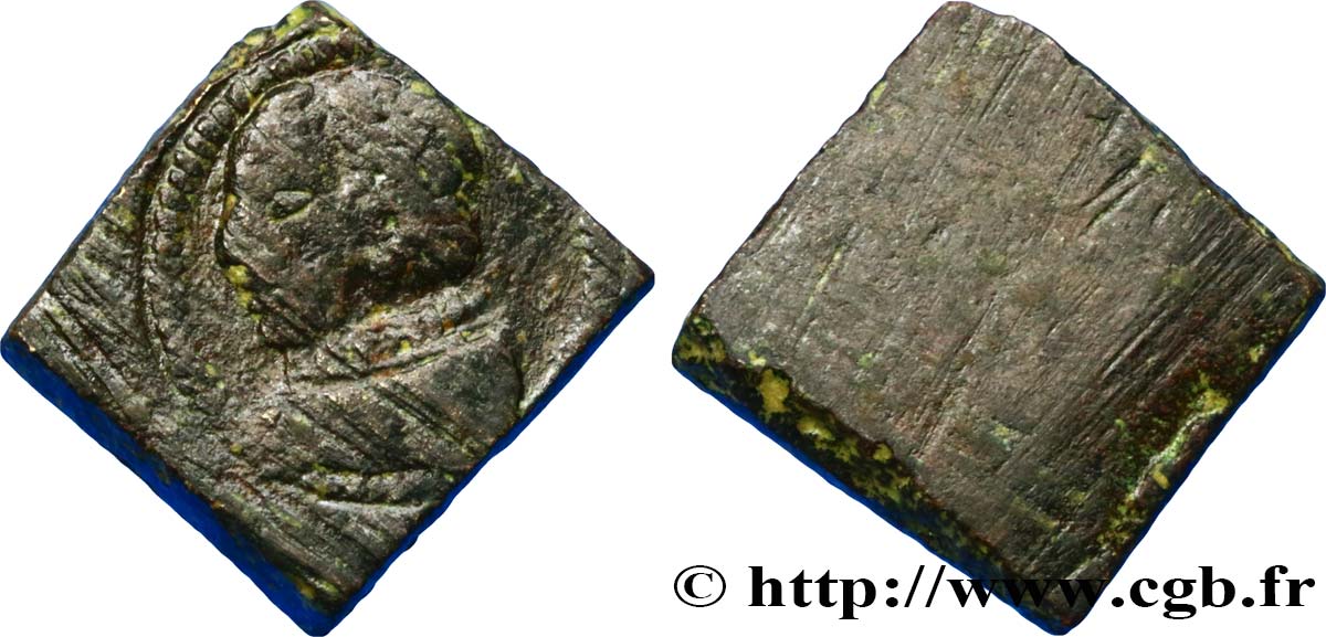 ITALIE - POIDS MONÉTAIRE Poids monétaire pour le 1/2 teston de Mantoue n.d.  q.BB 