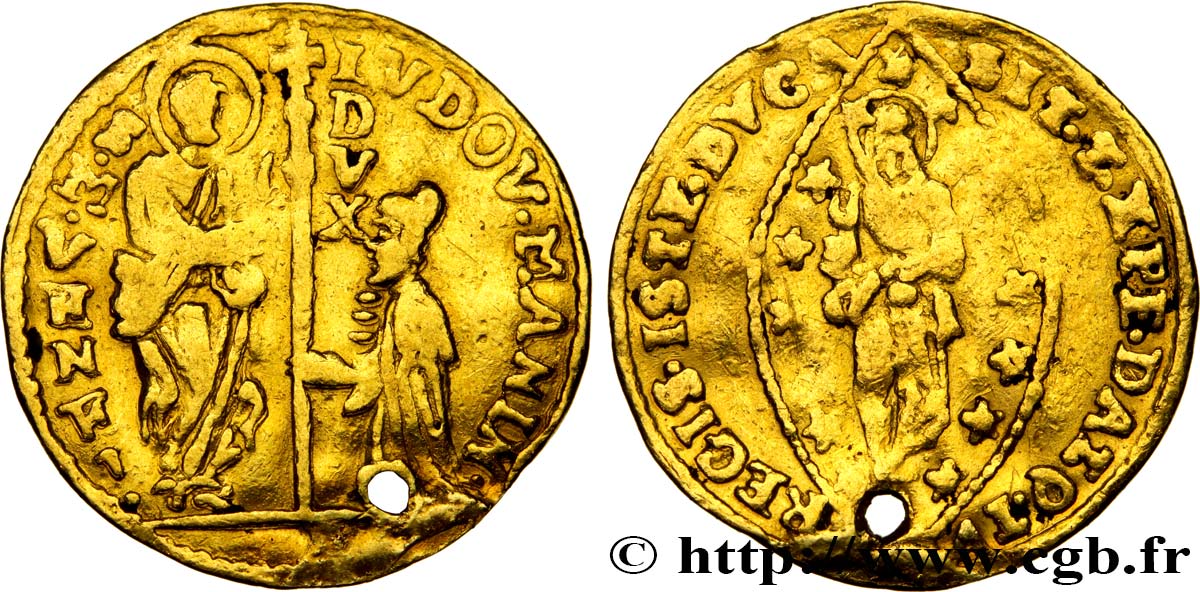 ITALIA - VENECIA - LUDOVICO MANIN (120° dux) Zecchino (Sequin) n.d. Venise BC 
