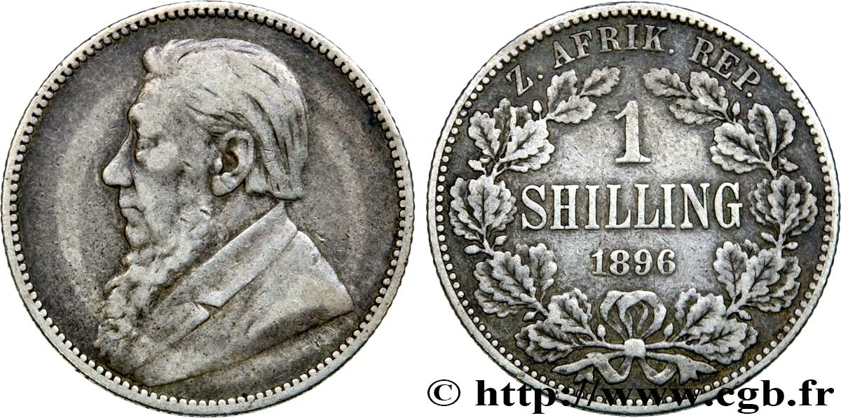 SüDAFRIKA 1 Shilling Kruger 1896  SS 