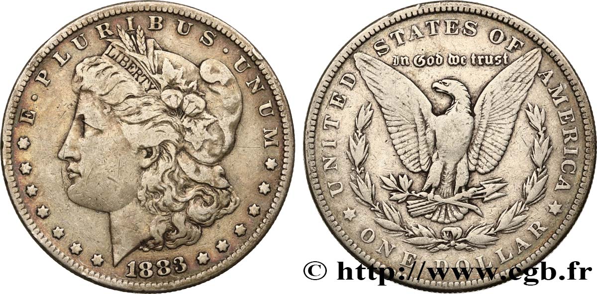 STATI UNITI D AMERICA 1 Dollar type Morgan 1883 Philadelphie q.BB 