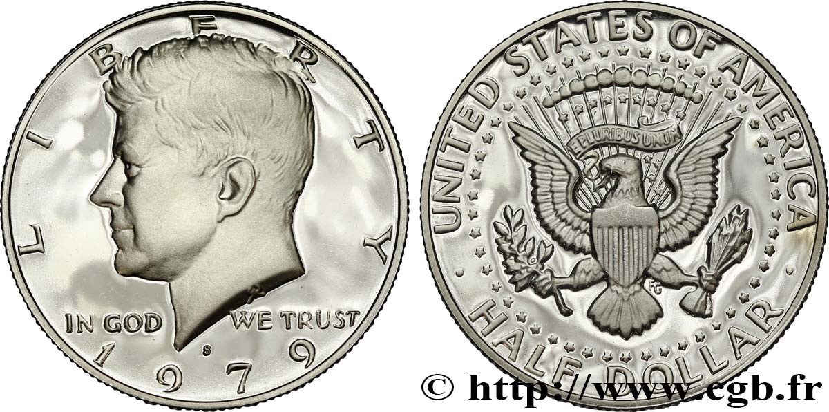 STATI UNITI D AMERICA 1/2 Dollar Proof Kennedy 1979 San Francisco FDC 