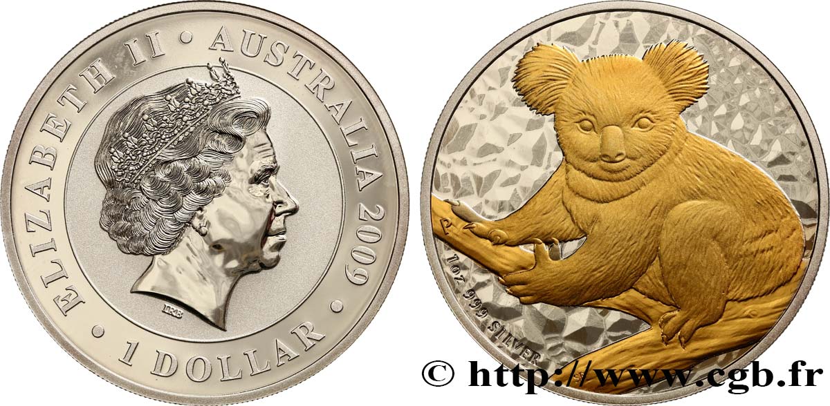 AUSTRALIA 1 Dollar Koala Proof 2009 Perth MS 