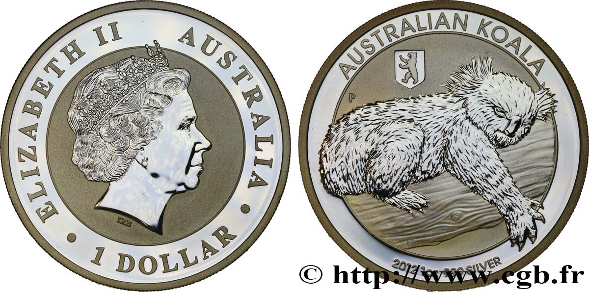AUSTRALIEN 1 Dollar Koala Proof 2012  fST 