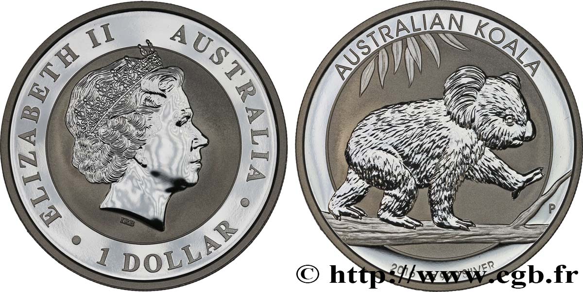 AUSTRALIEN 1 Dollar Koala Proof  2016 Perth fST 