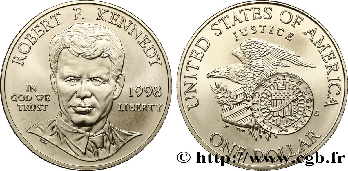 ÉTATS-UNIS D AMÉRIQUE 1 Dollar Kennedy 1998 San Francisco SPL 